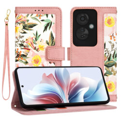 Husa personalizata fete Oppo Reno11 F Techsuit FlipCraft, roz