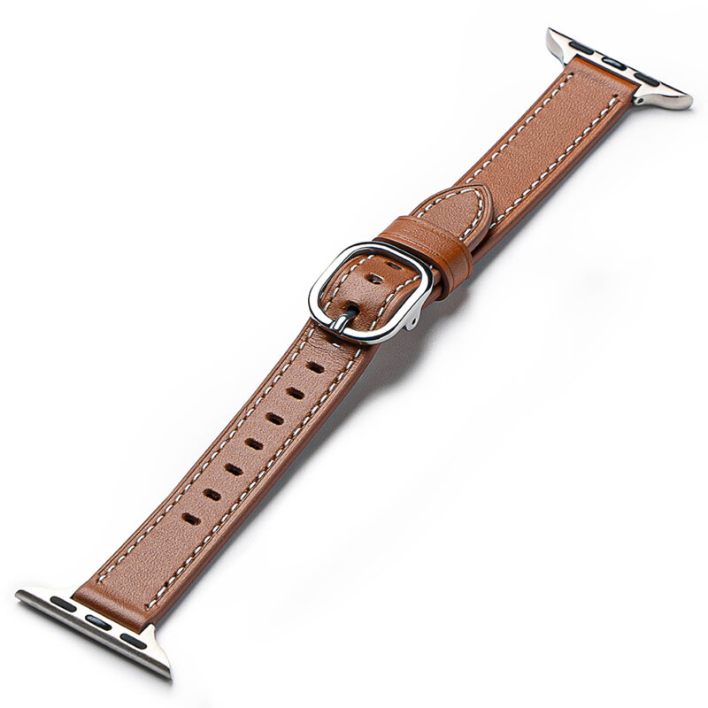 Curea Apple Watch SE 40mm Ringke Leather One Slim, maro