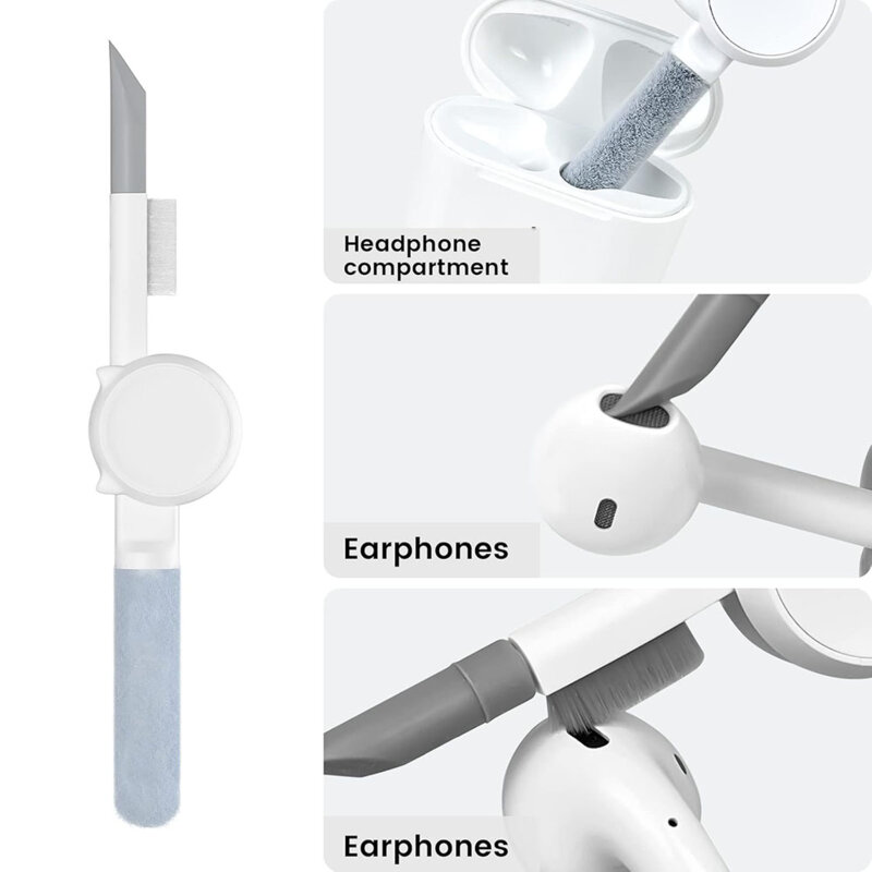 Set 10in1 pentru curatare monitor, tastatura Techsuit, LMTS, alb