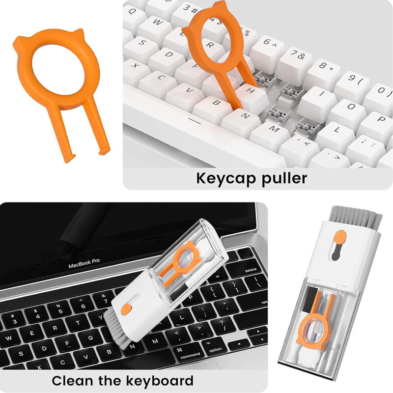 Set 10in1 pentru curatare monitor, tastatura Techsuit, LMTS, alb