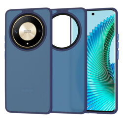 Husa Honor Magic6 Lite Techsuit HaloFrost Series, bleumarin