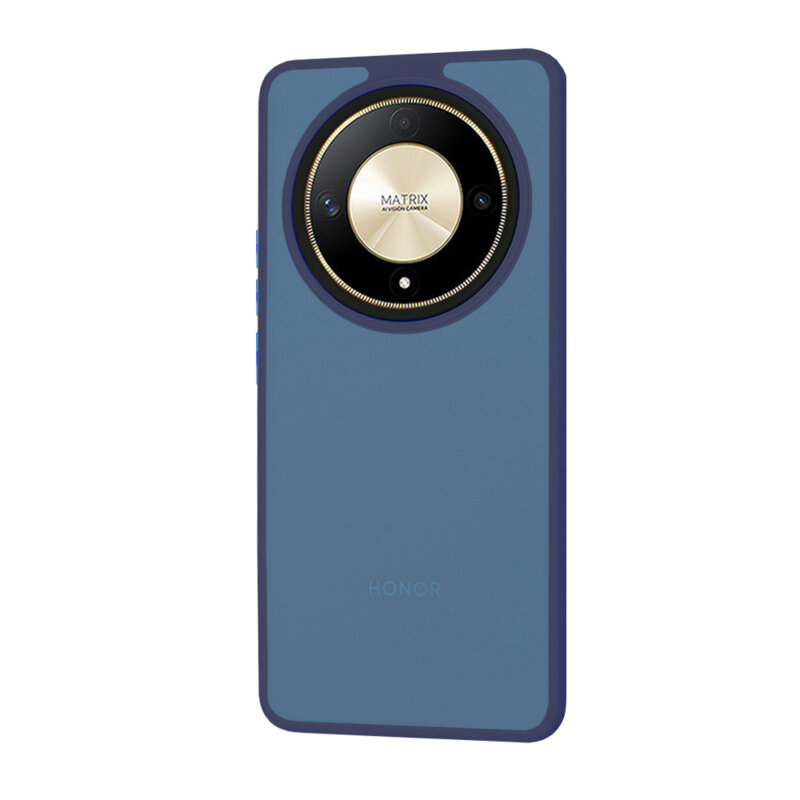 Husa Honor Magic6 Lite Techsuit HaloFrost Series, bleumarin