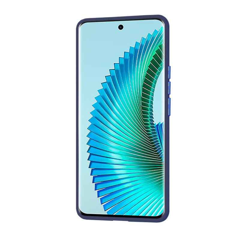 Husa Honor Magic6 Lite Techsuit HaloFrost Series, bleumarin