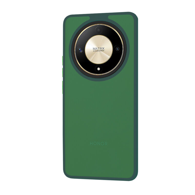 Husa Honor Magic6 Lite Techsuit HaloFrost Series, verde inchis
