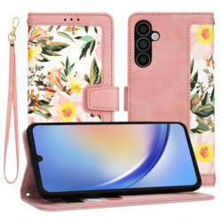 Husa personalizata fete Samsung Galaxy A34 5G Techsuit FlipCraft, roz
