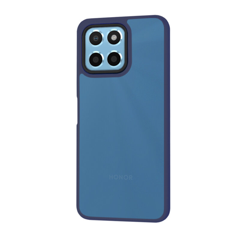 Husa Honor X8 5G Techsuit HaloFrost Series, bleumarin