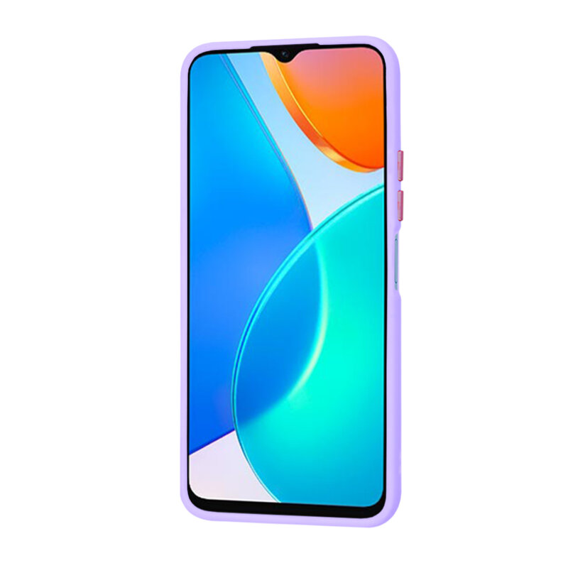 Husa Honor X8 5G Techsuit HaloFrost Series, mov deschis