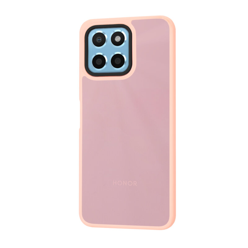 Husa Honor X8 5G Techsuit HaloFrost Series, roz