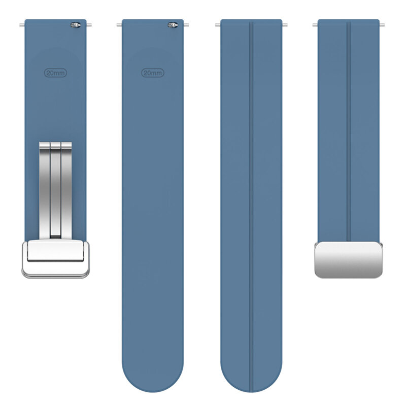 Curea Ceas 20 mm Techsuit, albastru, W011