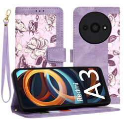 Husa personalizata fete Xiaomi Redmi A3 Techsuit FlipCraft, mov