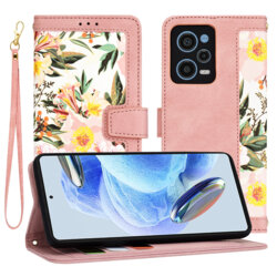 Husa personalizata fete Xiaomi Redmi Note 12 Pro 5G Techsuit FlipCraft, roz