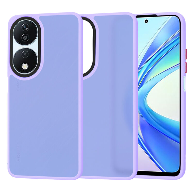 Husa Honor X7b 5G Techsuit HaloFrost Series, mov deschis