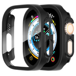 [Pachet 360°] Husa + folie Apple Watch Ultra 2 Techsuit Defense, negru