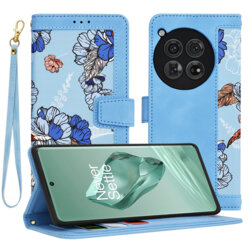 Husa personalizata fete OnePlus 12 Techsuit FlipCraft, bleu
