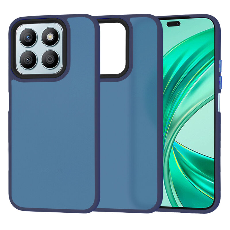 Husa Honor X8b Techsuit HaloFrost Series, bleumarin