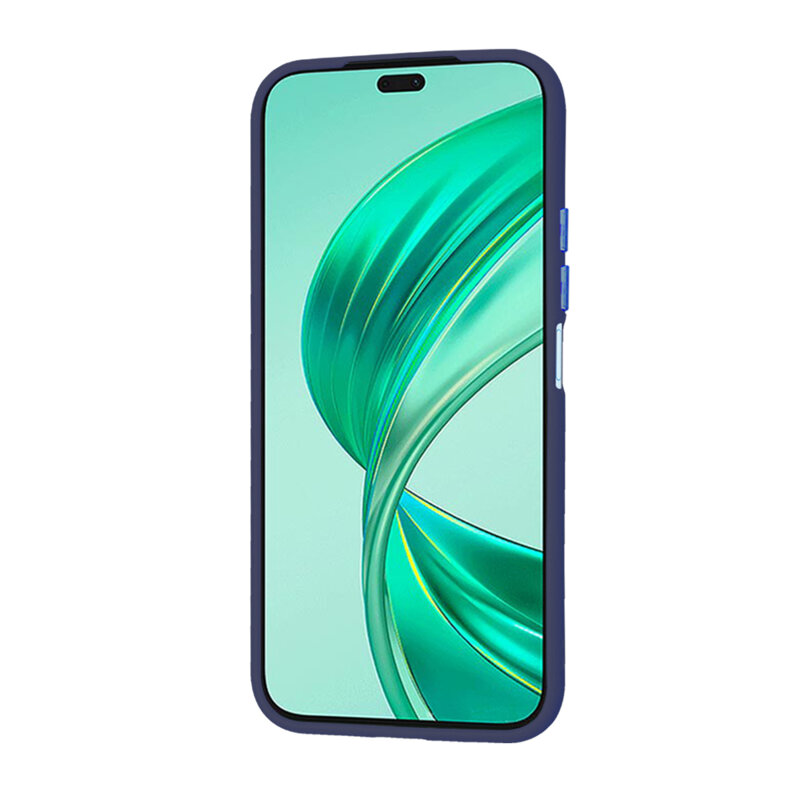 Husa Honor X8b Techsuit HaloFrost Series, bleumarin