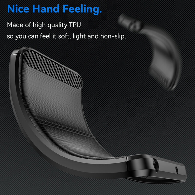 Husa OnePlus Nord 4 Techsuit Carbon Silicone, negru