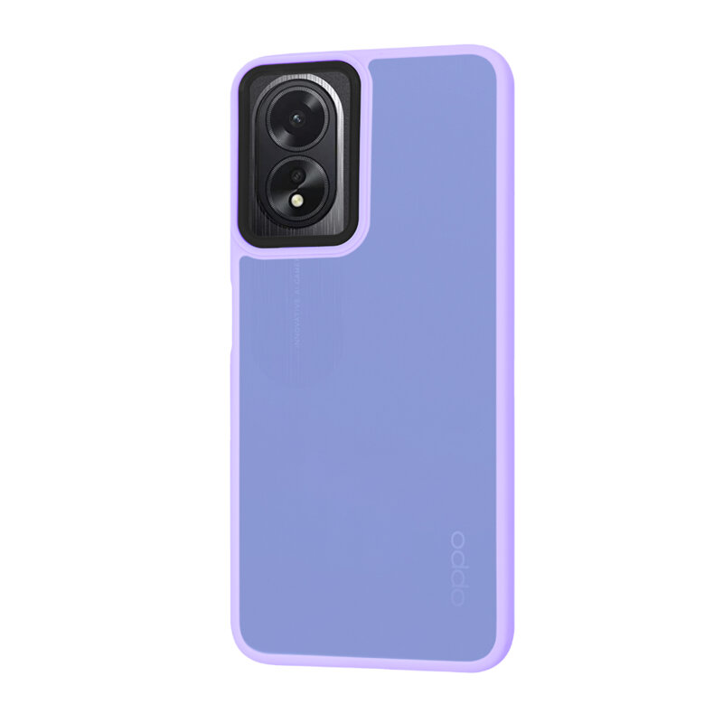 Husa Oppo A18 Techsuit HaloFrost Series, mov deschis