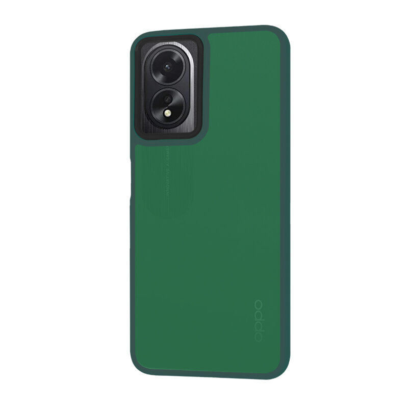 Husa Oppo A38 Techsuit HaloFrost Series, verde inchis