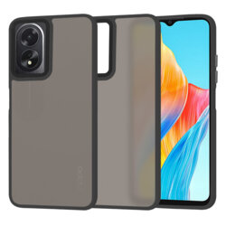 Husa Oppo A18 Techsuit HaloFrost Series, negru