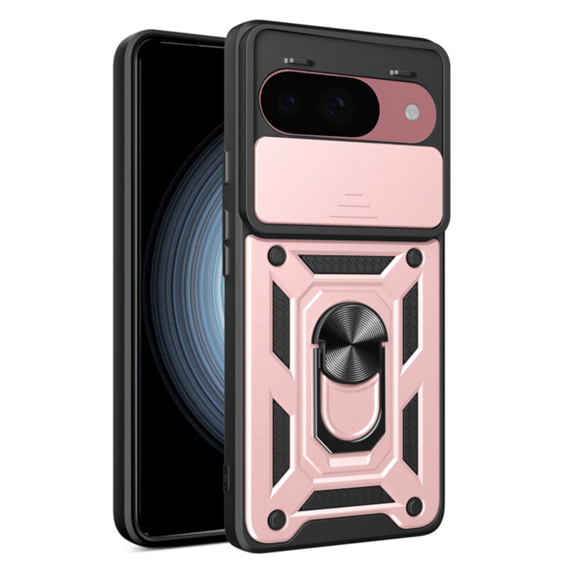 Husa Google Pixel 9 protectie camera Techsuit CamShield Series, roz