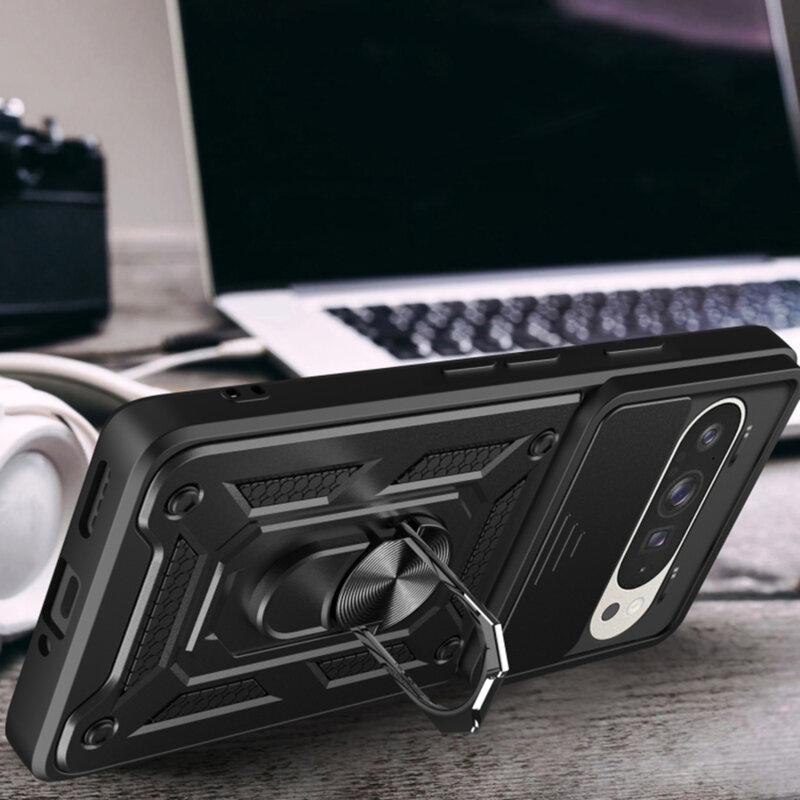 Husa Google Pixel 9 protectie camera Techsuit CamShield Series, roz