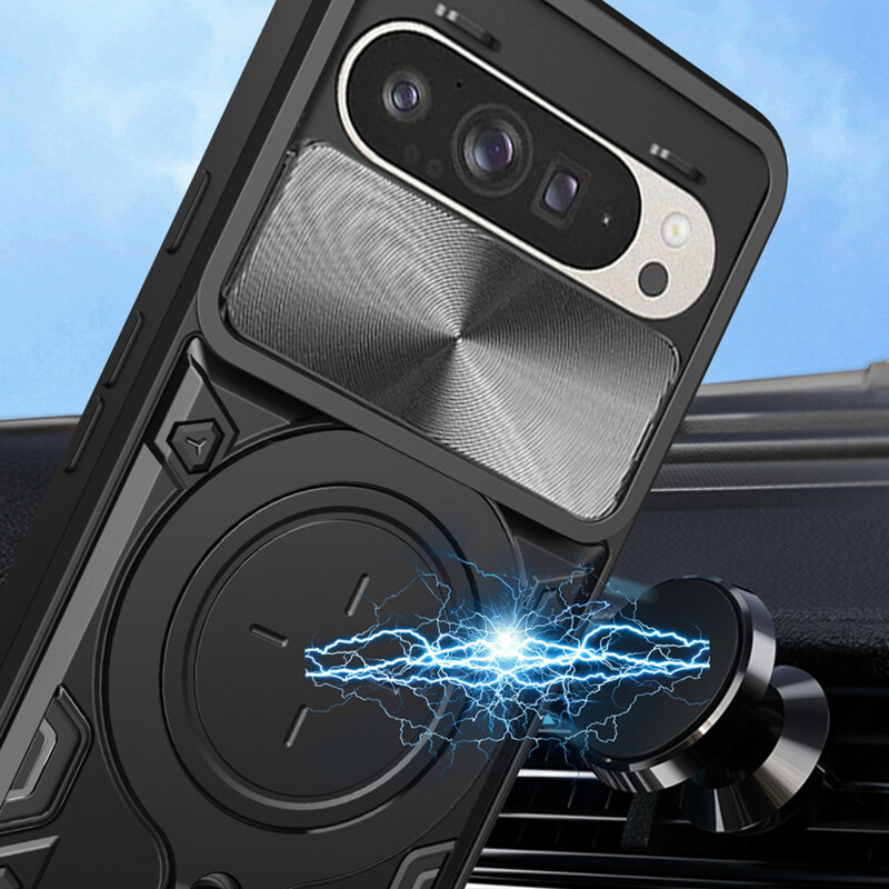 Husa Google Pixel 9 Pro Techsuit CamGuard Pro, negru