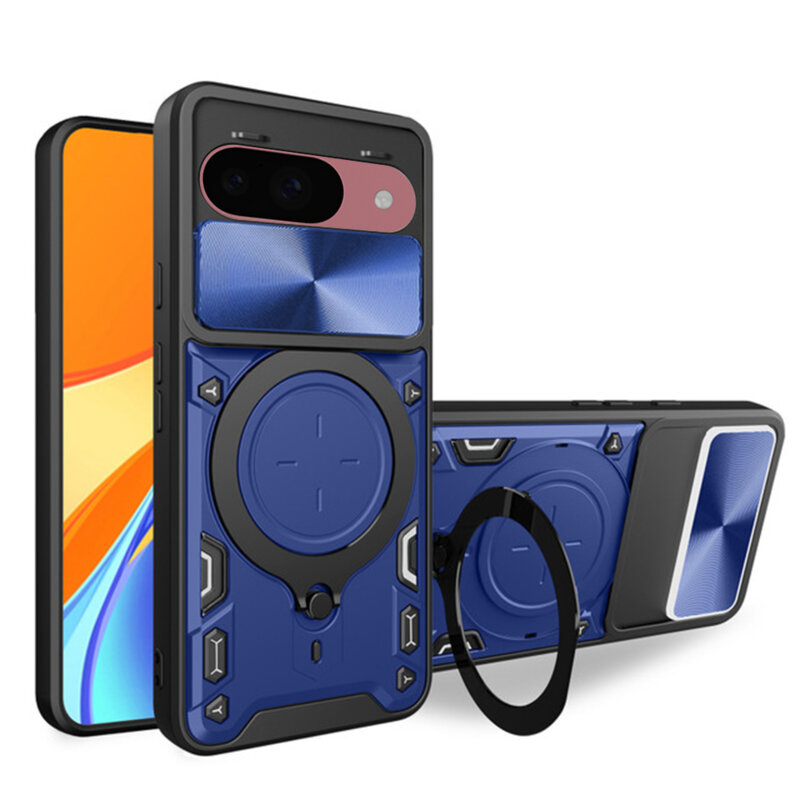 Husa Google Pixel 9 Techsuit CamGuard Pro, albastru