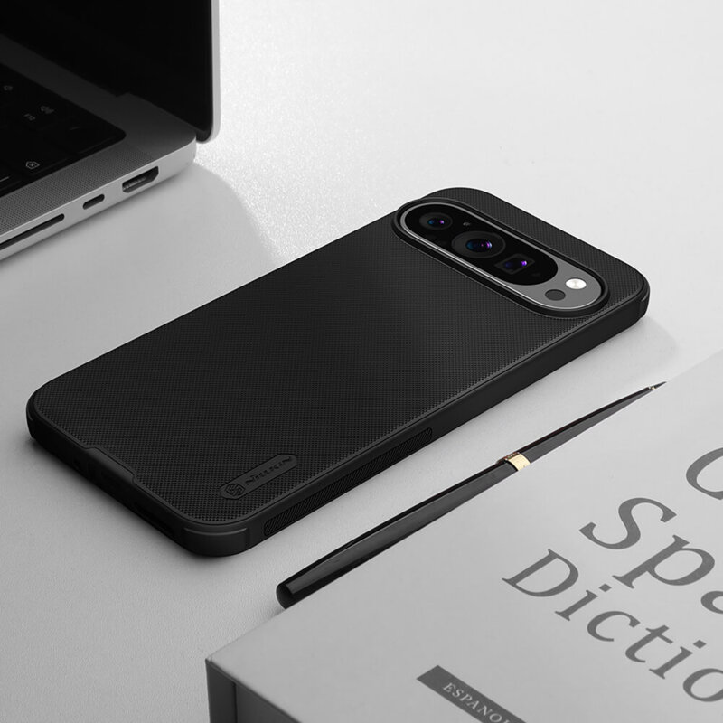 Husa Google Pixel 9 Nillkin Super Frosted Shield Pro, negru