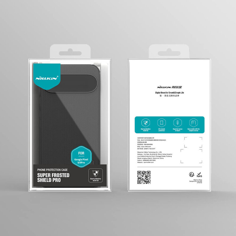 Husa Google Pixel 9 Nillkin Super Frosted Shield Pro, negru