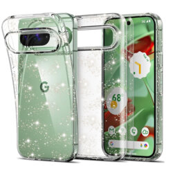Husa sclipici Google Pixel 9 Techsuit SparkleSkin, transparenta