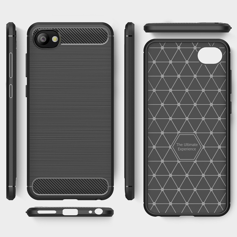 Husa HTC Desire 12 TPU Carbon Negru
