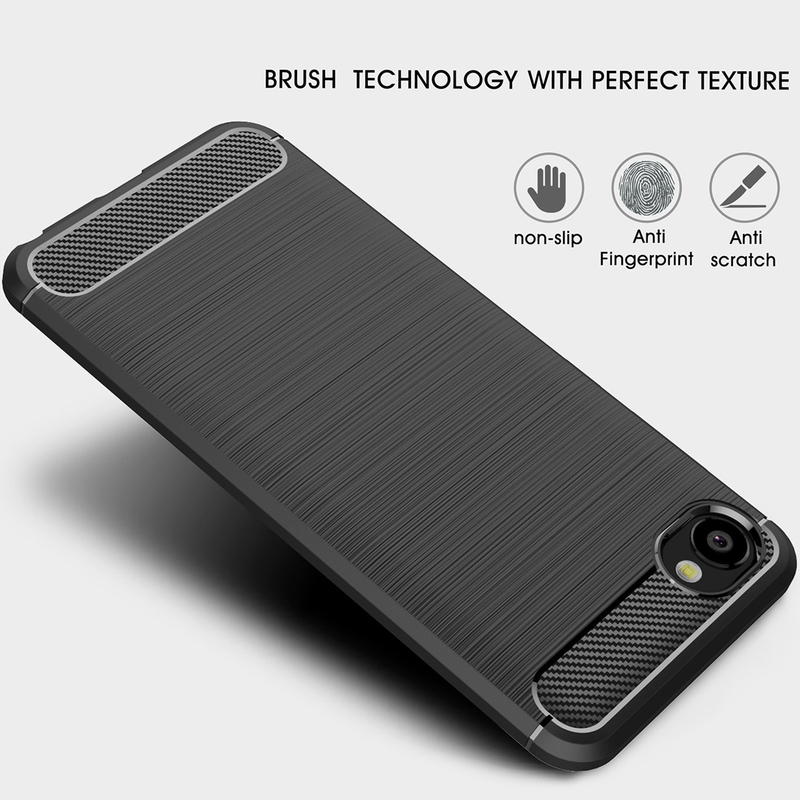 Husa HTC Desire 12 TPU Carbon Negru