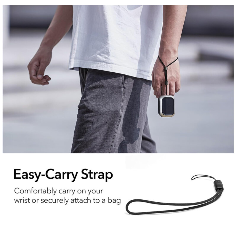 Husa Apple AirPods 4 ESR Orbit Hybrid HaloLock, alb