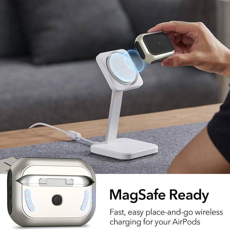 Husa Apple AirPods 4 ESR Orbit Hybrid HaloLock, mov