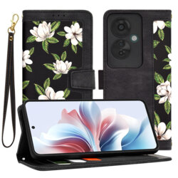 Husa personalizata fete Oppo Reno11 F Techsuit FlipCraft, negru