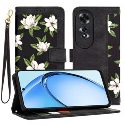 Husa personalizata fete Oppo A60 4G Techsuit FlipCraft, negru