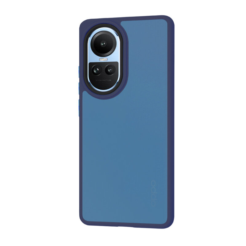 Husa Oppo Reno10 Pro Techsuit HaloFrost Series, bleumarin