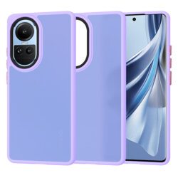 Husa Oppo Reno10 Techsuit HaloFrost Series, mov deschis