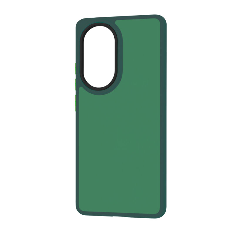 Husa Oppo Reno10 Techsuit HaloFrost Series, verde inchis