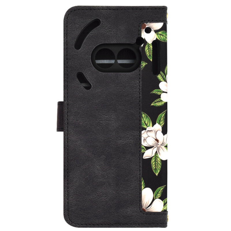 Husa personalizata fete Nothing Phone (2a) Plus Techsuit FlipCraft, negru