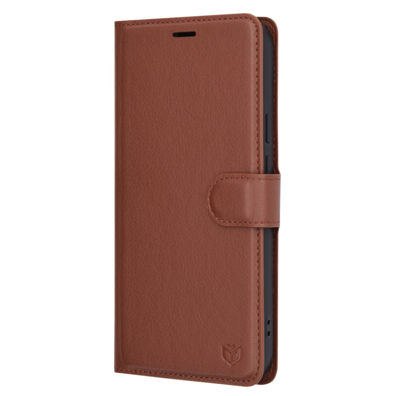 Husa Google Pixel 9 Pro XL Techsuit Leather Folio, maro