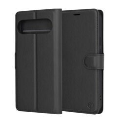 Husa Google Pixel 9 Pro XL Techsuit Leather Folio, negru