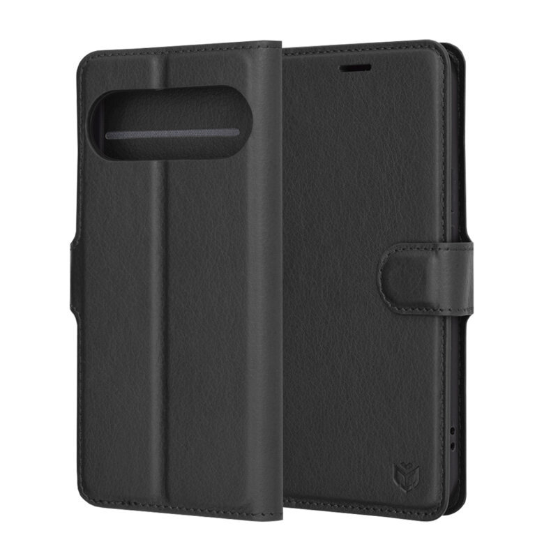 Husa Google Pixel 9 Pro Techsuit Leather Folio, negru