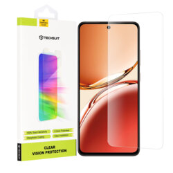 Folie sticla Oppo Reno12 F 4G Techsuit Clear Vision Glass, transparenta