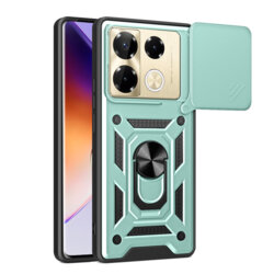 Husa Infinix Note 40 Pro 4G protectie camera Techsuit CamShield Series, verde