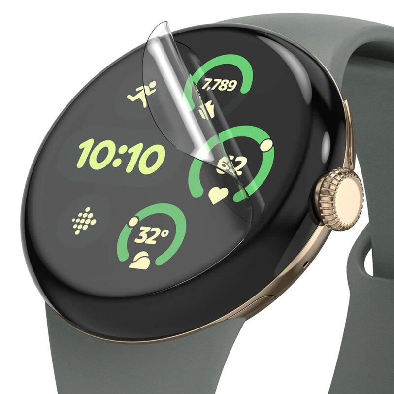 [Pachet 3x] Folie Google Pixel Watch 3 41mm Ringke Dual Easy Film, transparenta