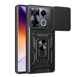 Husa Infinix Note 40 Pro+ protectie camera Techsuit CamShield Series, negru