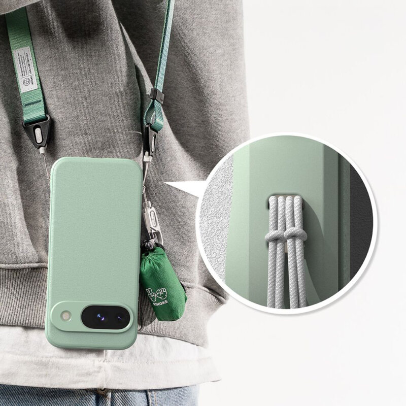 Husa Google Pixel 9 Ringke Onyx, verde menta