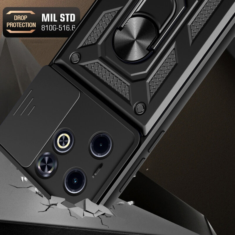 Husa Infinix Smart 8 protectie camera Techsuit CamShield Series, verde